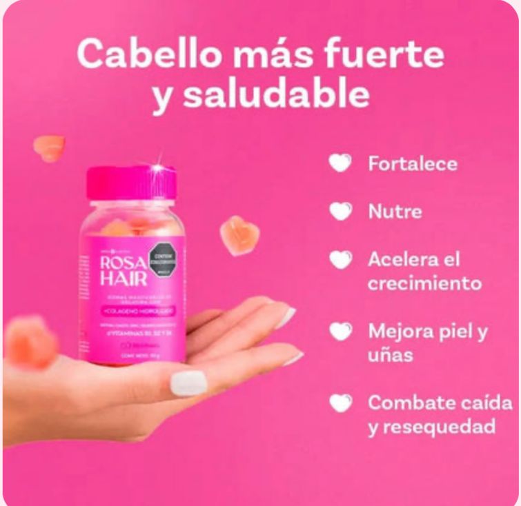 Colageno Gomitas ROSA HAIR