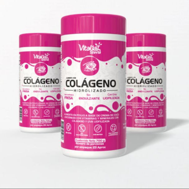 Colageno | Fresa y Uva Liofilizada 700g